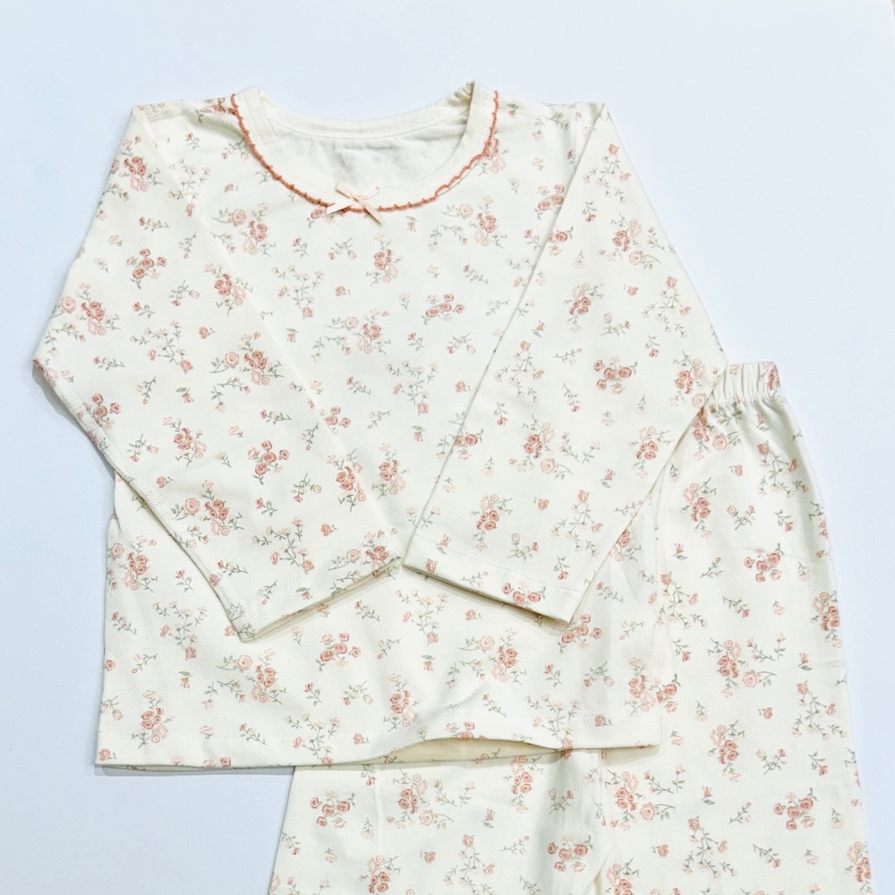 Brand New Bread Rabbit 12M-4Y Girls's Floral 2- Piece PJ